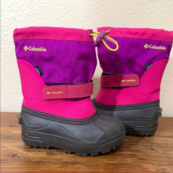 Columbia Pink, Purple and Gray Winter waterproof Boots - Picture 1 of 16
